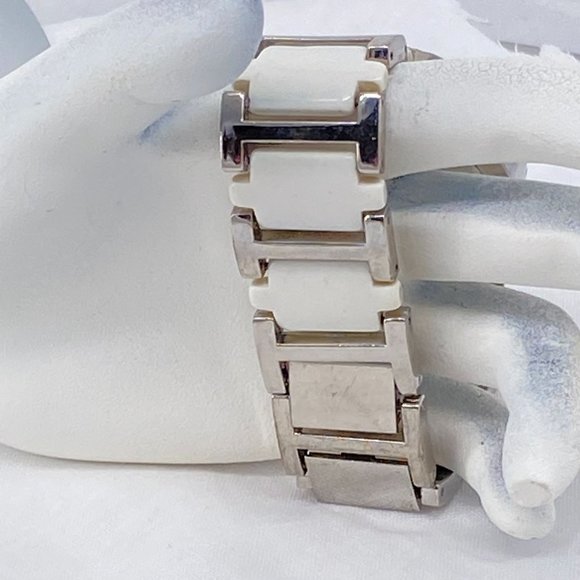 Watch Louis Arden Quartz Analog Wristwatch Metal Link Bracelet Band Rhinestone B - Picture 4 of 6